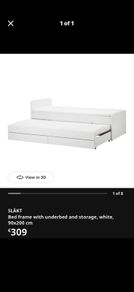 Ikea bed SLAKT