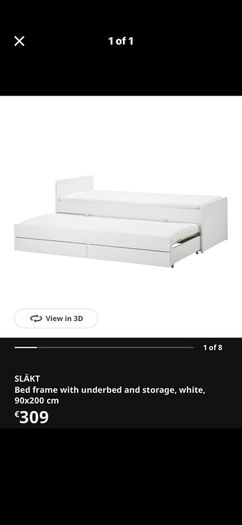 Ikea bed SLAKT