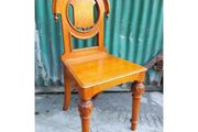 Carved Oak Hall Chair KAS369