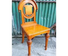Carved Oak Hall Chair KAS369