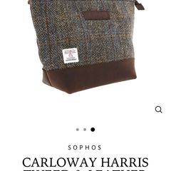Harris Tweed wash bag