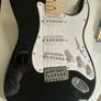Squier Sonic Stratocaster, Black, Brand New Unplayed + Fender Cable & Picks Image 2