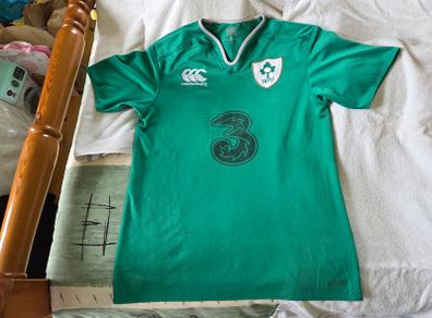 Ireland Rugby Union Home Pro Jersey 2015 to 2016 Medium Adult Canterbury