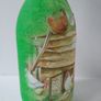 Handmade Decoupage Bottle Vase Image 5