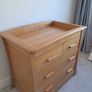 Oak changing unit with drawers Image 4