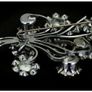 Vintage Aurora Borealis Rhinestone Cluster Brooch Image 6