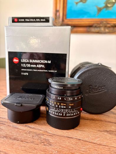 Summicron-M 35 mm f/2 ASPH 11673 + Leica  UV filter 13030