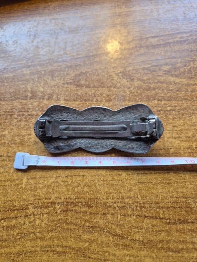 Vintage Pewter Hair Clip DEL SOL