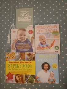 Baby weaning cookbooks