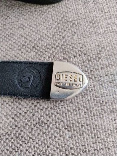 Diesel leather belt in good condition with some scuffs 50 inches full length FREE STANDARD POSTAGE INCLUDED