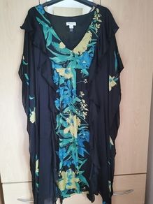NEW - Monsoon 100% silk floral dress UK 12