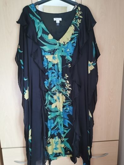 NEW - Monsoon 100% silk floral dress UK 12