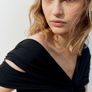 black off shoulders new top with tags Image 3