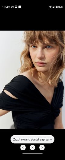 black off shoulders new top with tags