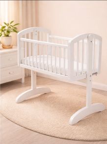 Crib and Mattress. Excellent condition. Timless decor for nursery.