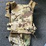 Kids airsoft plate carrier with bag at the bottom Image 3