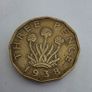 1938 british 3 pence Image 2