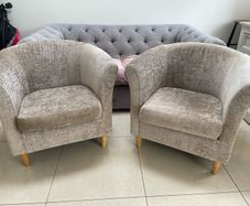 Two tub chairs