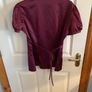 F & F wine blouse, size 10 Image 2