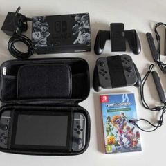Nintendo Switch Super Smash Bros. Ultimate Edition + 128GB SD Card + Case + Free Game