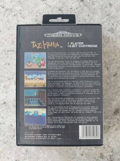 Tazmania - Sega Megadrive