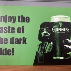 Guinness Star Wars Tin Metal Sign