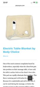 Body choice electric blanket