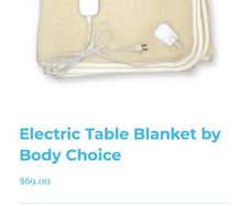 Body choice electric blanket
