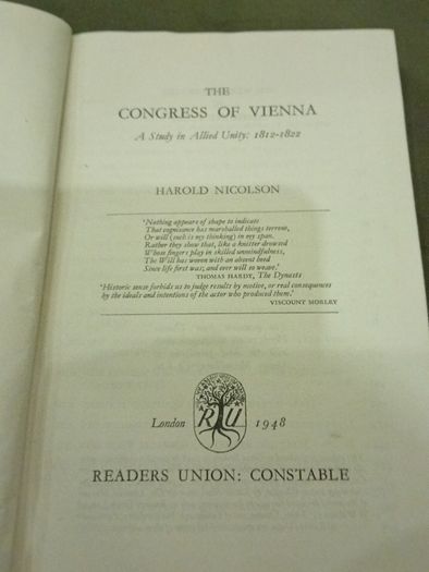 Book Congress of Vienna