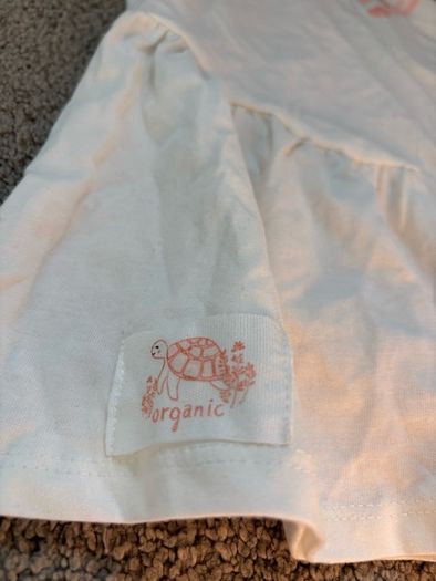 New baby girl tunic 18-24months  92cm organic cotton