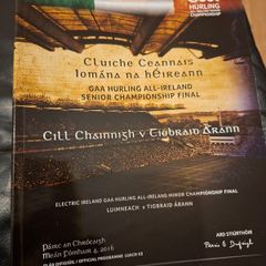 Gaa Programmes All Ireland Hurling Final 2016 Kilkenny V Tipperary