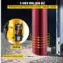 BRAND NEW 205mm Diamond Core Drill Rig 3980W Wet Dry Handheld Concrete Drilling Machine Kit W/ Bits and Spanner for Installing Pipes Image 5