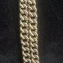 Vintage 9ct Rose gold double Albert flat curb link bracelet 55.5 grams Image 3