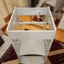 KiddyMoon Toddler Learning Tower, Montessori Kitchen Step Stool, Height Adjustable (3 Levels), Safety Rail, Light Grey Image 9