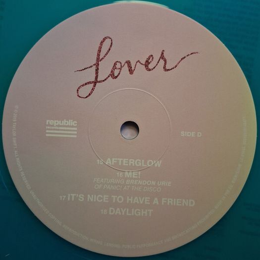 Taylor Swift  Lover Vinyl, LP, Pink Vinyl, LP, Blue Translucent