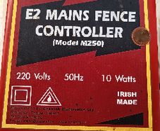 Cheetah (M2)  M250 Electric Fence Mains Controller.