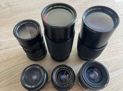 Nikon mount 6 manual lenses