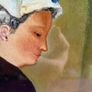 A Lady Taking Tea, Oil Painting Image 6