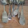 Vintage Nickel Plate Spoons Image 3
