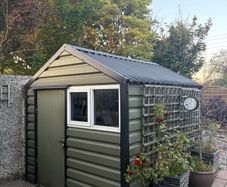 Large Steel Garden Shed