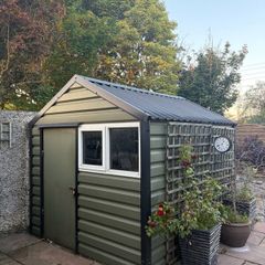 Large Steel Garden Shed