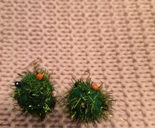Christmas earrings