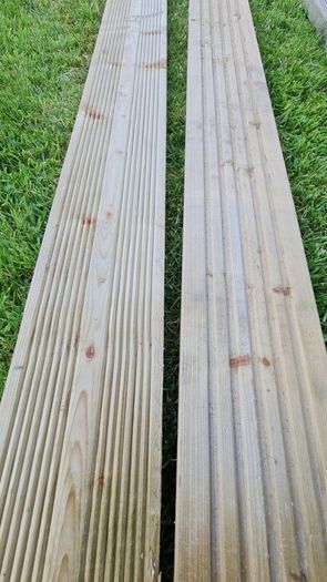 Deck boards, x5.