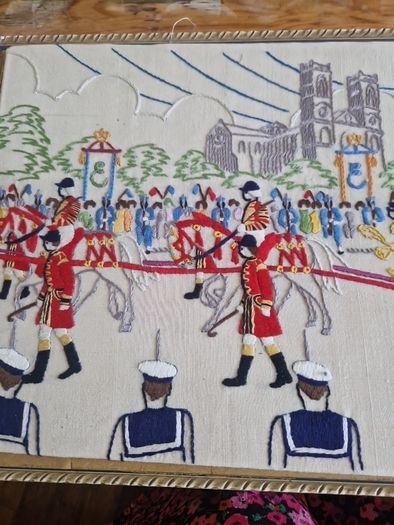 vintage cross-stitch