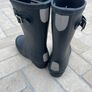 dark blue hunter wellington boots Image 4