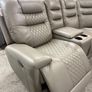 Halifax Corner Electric Leather Recliner Sofa - USB ports - LED lights Image 3