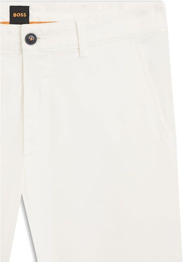 HUGO BOSS Men's Chino Trousers, White, Size XL - 36/32
