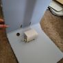 Large binder A4 blue flowers NEW Image 3