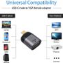 USB-C Thunderbolt 3 (Male) to VGA/WQXGA (Female) (2K/QHD/Full HD) [2560x1440@60Hz] Gold-Plated/Aluminum-Alloy Adapter (Brand New/Warranty) Image 7