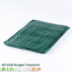 Budget Tarpaulin 10m x 10m (33' -33') 80 gsm green